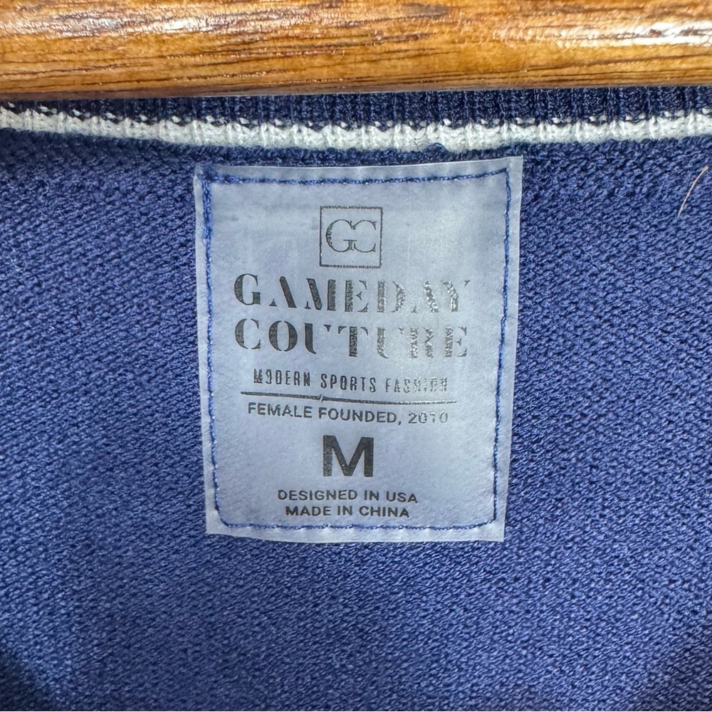 Auburn Navy Sleeveless Ruffle Bring The Drama Top - Picture 6 of 9